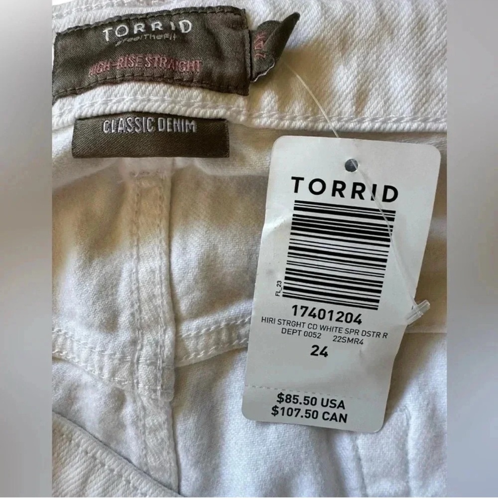 Torrid hi rise straight cropped jeans - Picture 4 of 6